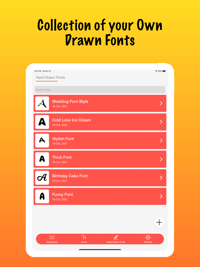 Fonts Keyboard - Font Maker