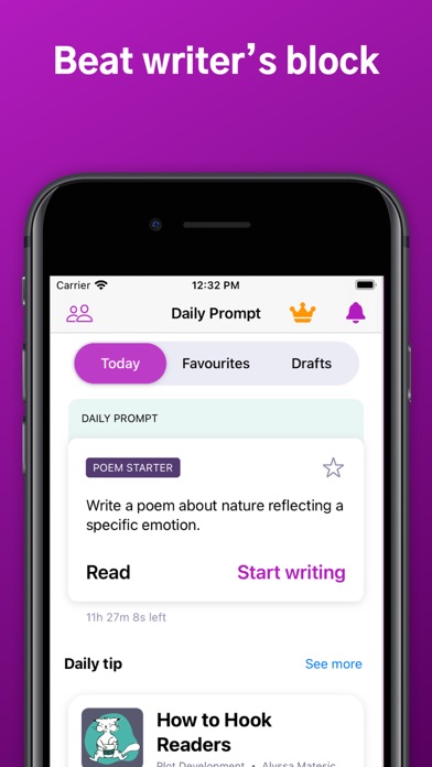 How to cancel & delete Daily Prompt - writing app from iphone & ipad 1