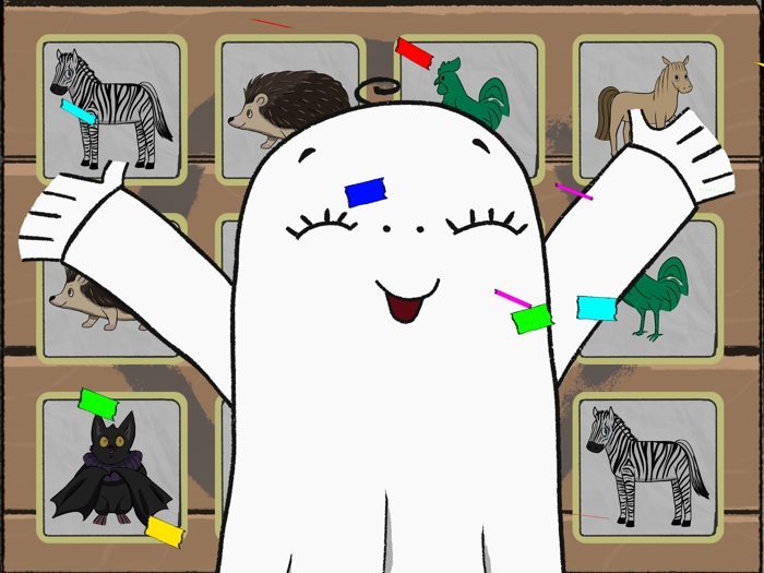 Spöket Laban - Färger  Djur