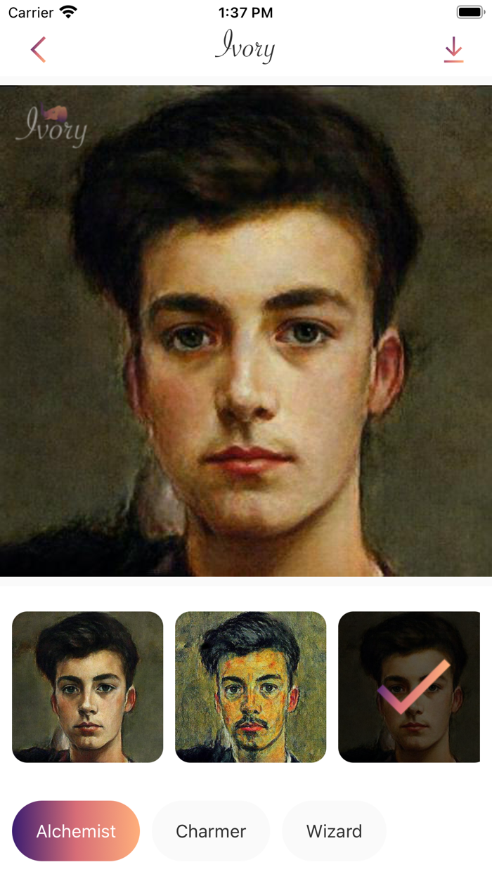 Ivory - AI Portrait Filters