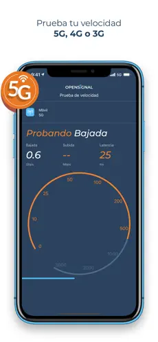 Screenshot 1 Opensignal Prueba de Velocidad iphone