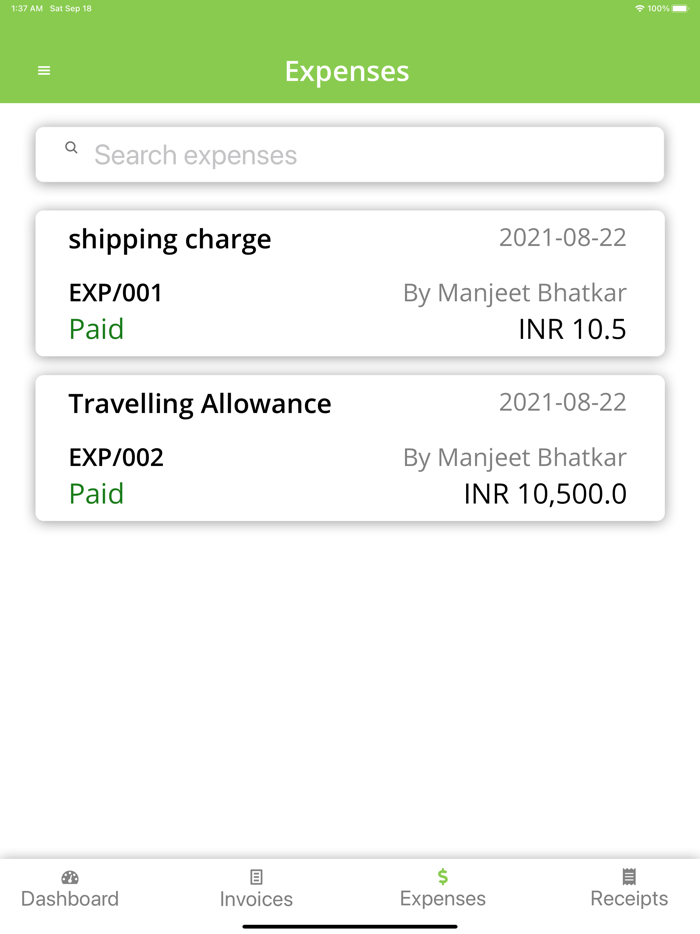 MAGIC Books - Invoicing App