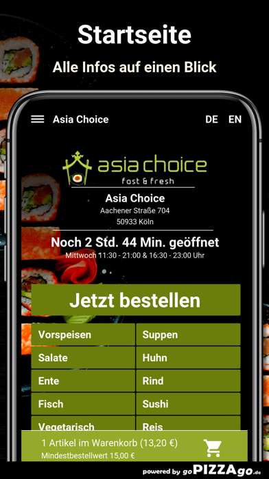 Asia Choice Köln screenshot 2