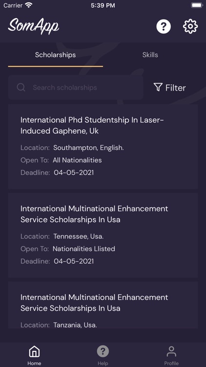 SomApp: Find Scholarships screenshot-5