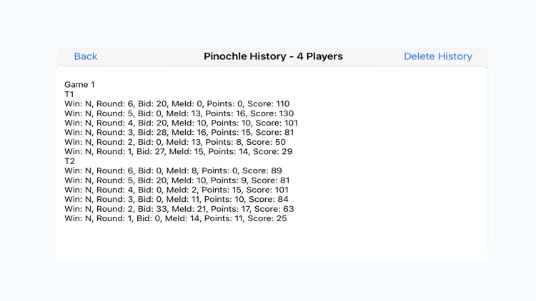 Pinochle Scoring screenshot-3