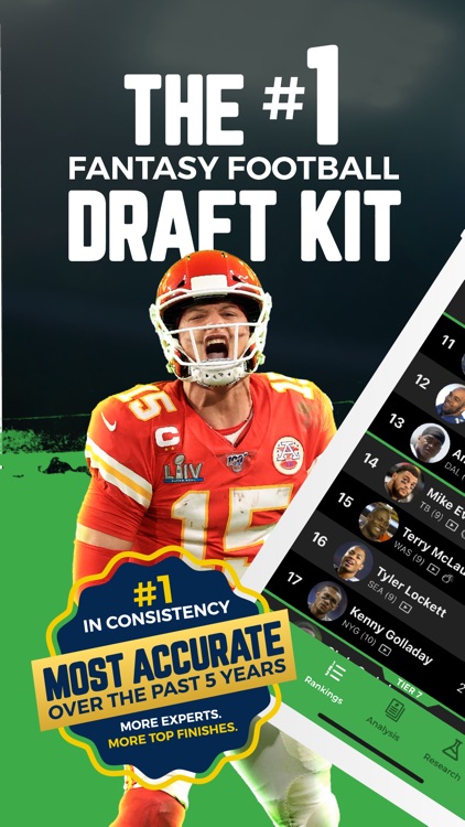 Fantasy Football Draft Kit UDK screenshot-0