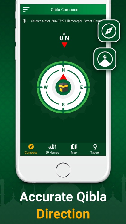 Qibla Compass Direction By Abdul Salam