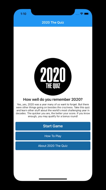 2020 The Quiz