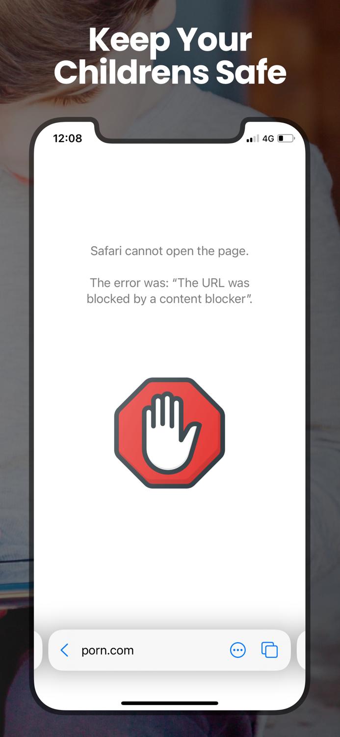 Controle dos Pais Bloquear X