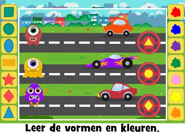 caravan Ook Beneden afronden Letters & cijfers met monsters in de App Store