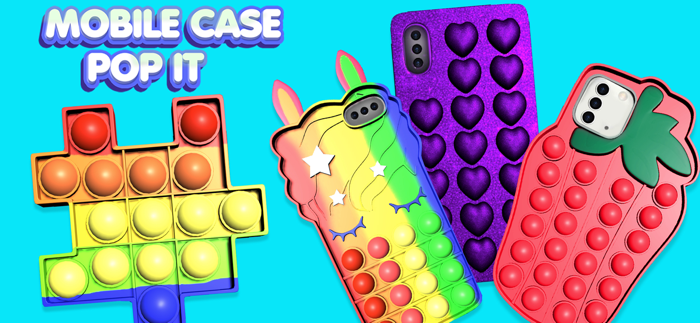 Pop It DIY Phone Case Toys