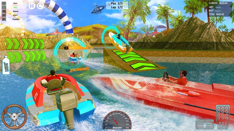Speed Boat Driving Game 2021 screenshot-7