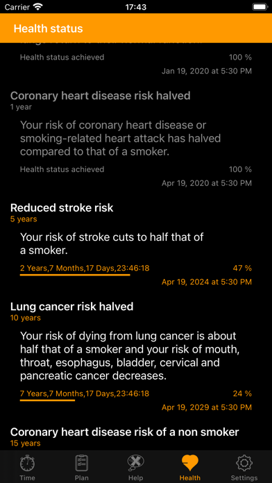 My last Cigarette Timer screenshot 4