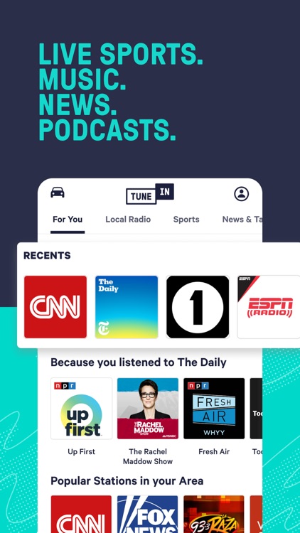 TuneIn Radio: Music & Sports screenshot-7