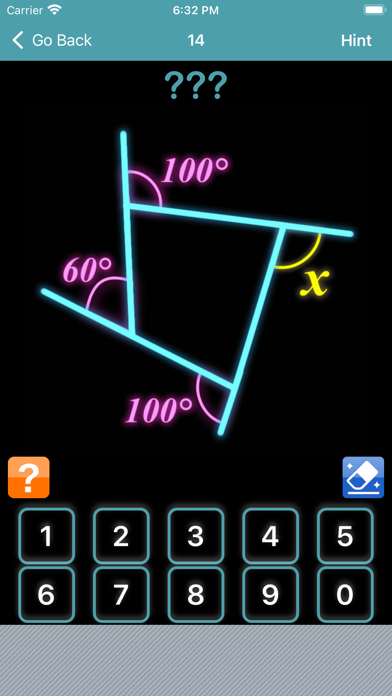 How to cancel & delete Find Angles! - Math questions from iphone & ipad 3