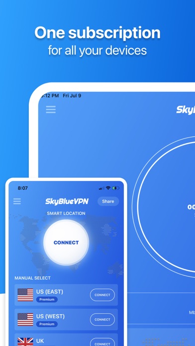 SkyBlueVPN: VPN Fast & Secure screenshot 4