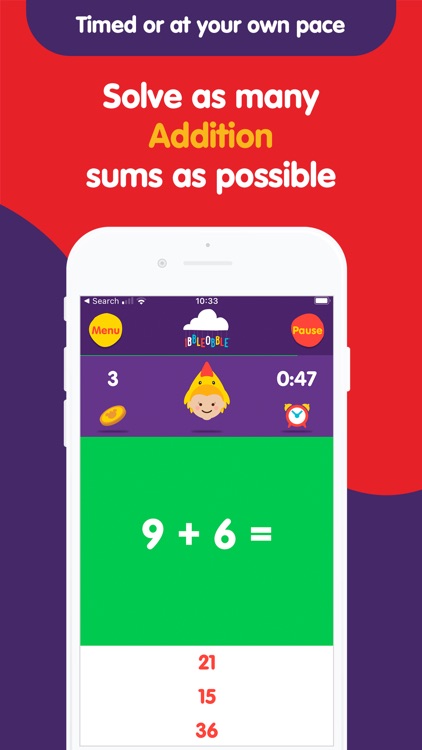 Addition Problems : Ibbleobble