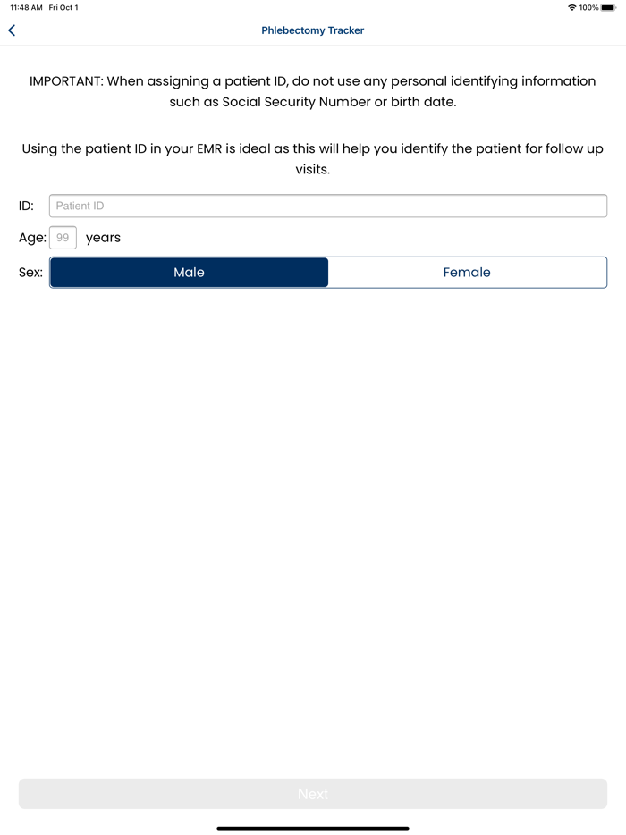 AVLS Phlebectomy App