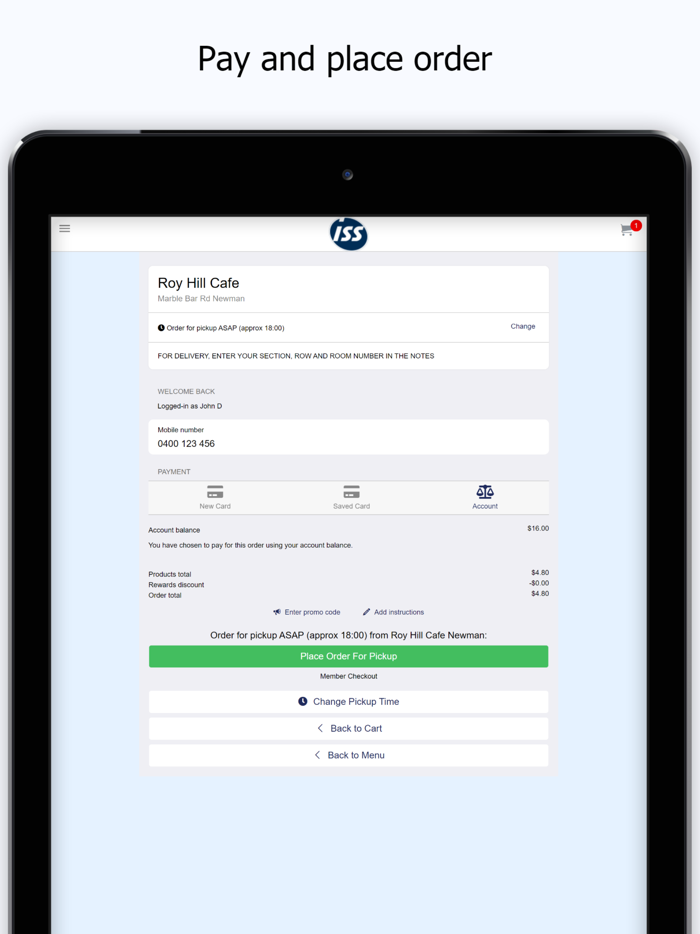 ISS World Online Ordering