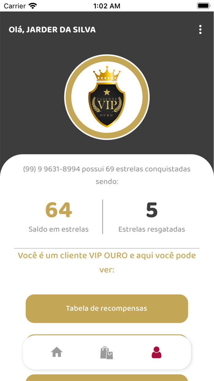 Cartão vip supermoda