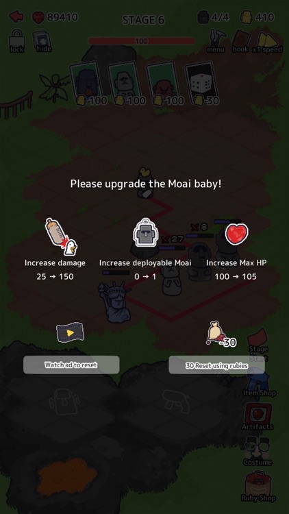 Random Moai Defense screenshot-4