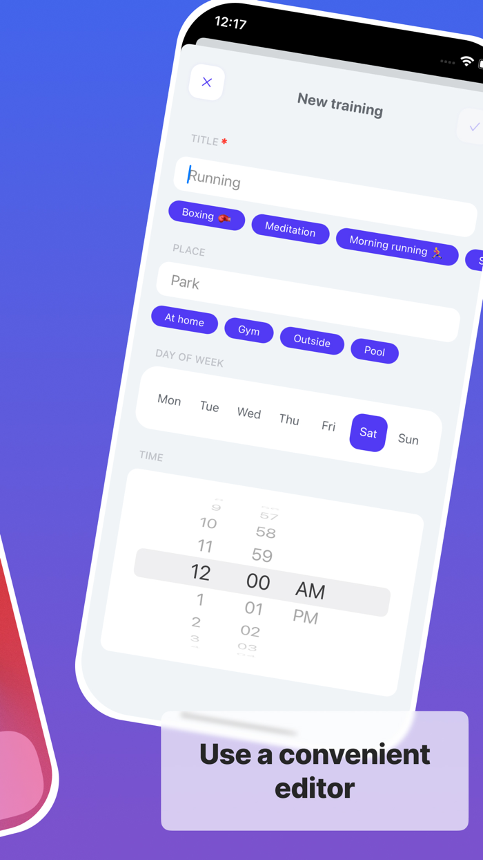 Stanami - training assistant