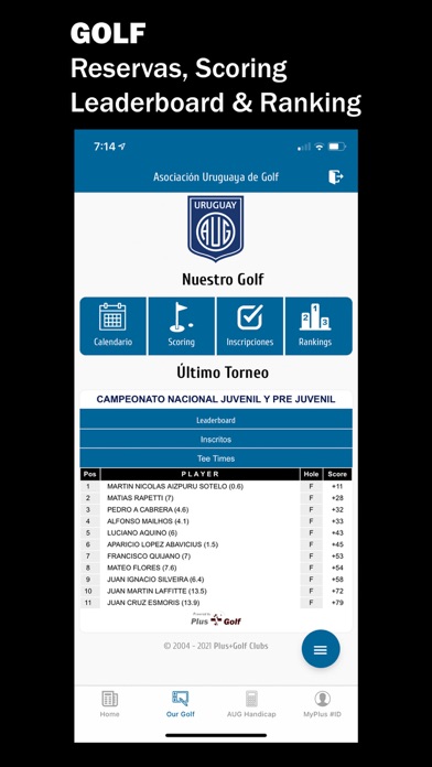 Asociación Uruguaya de Golf screenshot 3