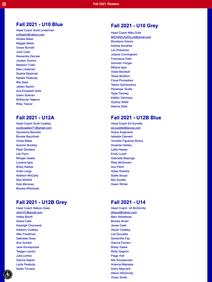 Danvers Girls Softball