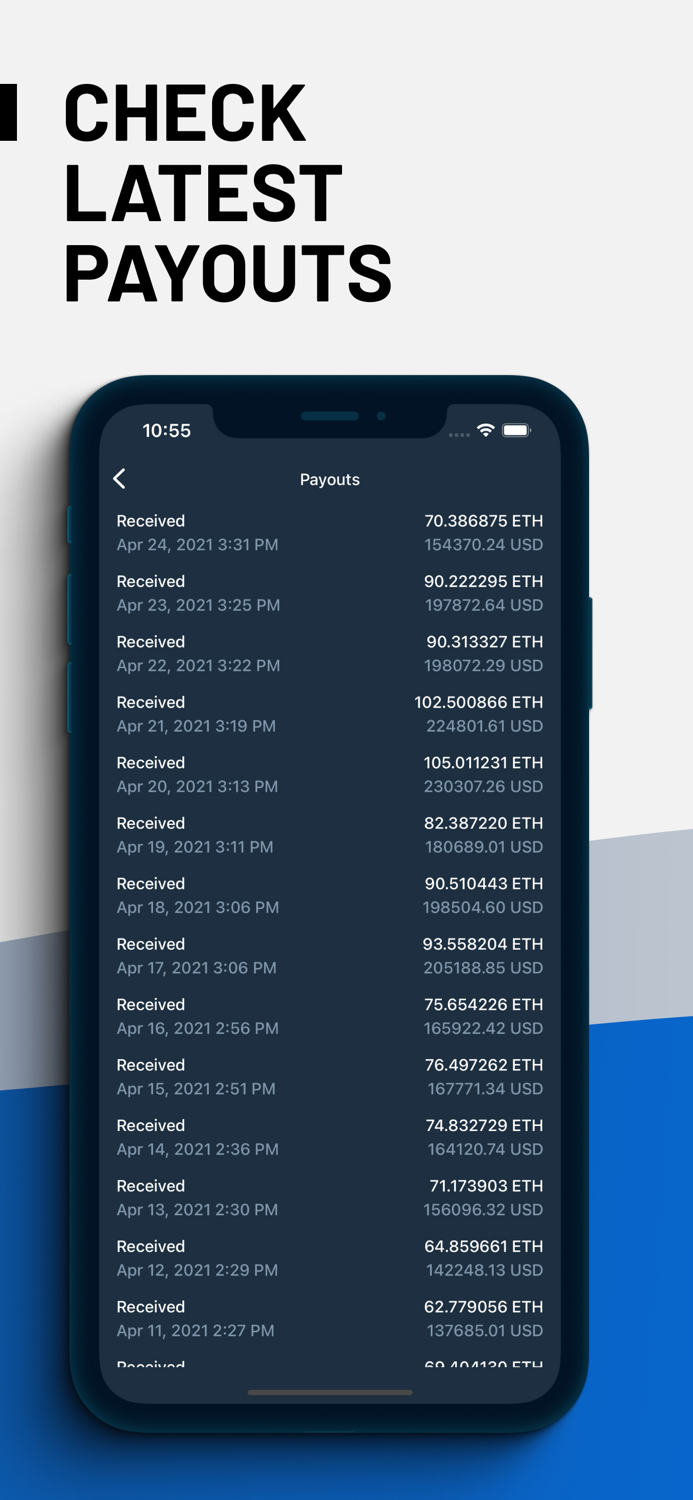 Ethermine Mining Monitor