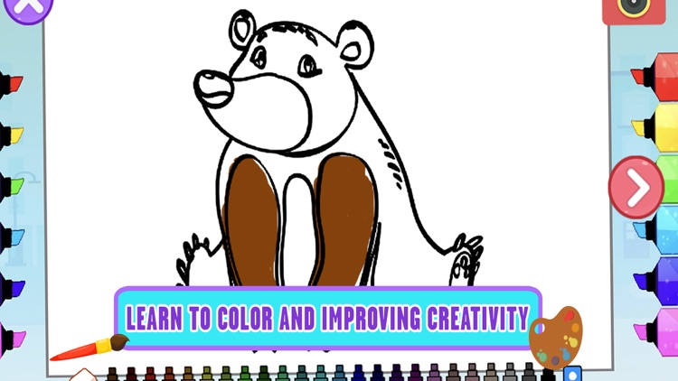 Animal Coloring And Learn Apps screenshot-4