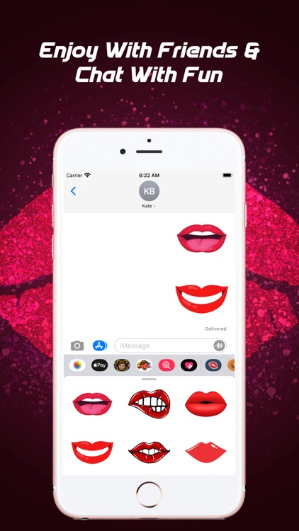Sexy Kiss Lips Stickers screenshot-3