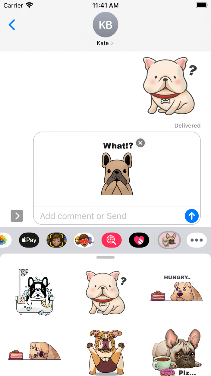 Bulldog Roar Stickers