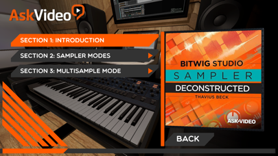 Sampler Course BitWig Studio screenshot 2