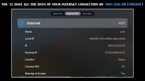 Screenshot #2 for Speed Test TV