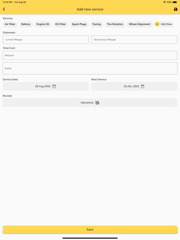 Vehicle Maintenance Auto