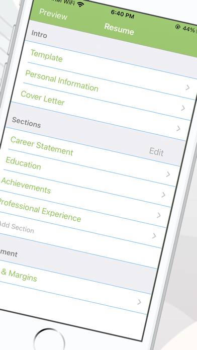 How to cancel & delete Resume Builder · Resume Writer from iphone & ipad 2