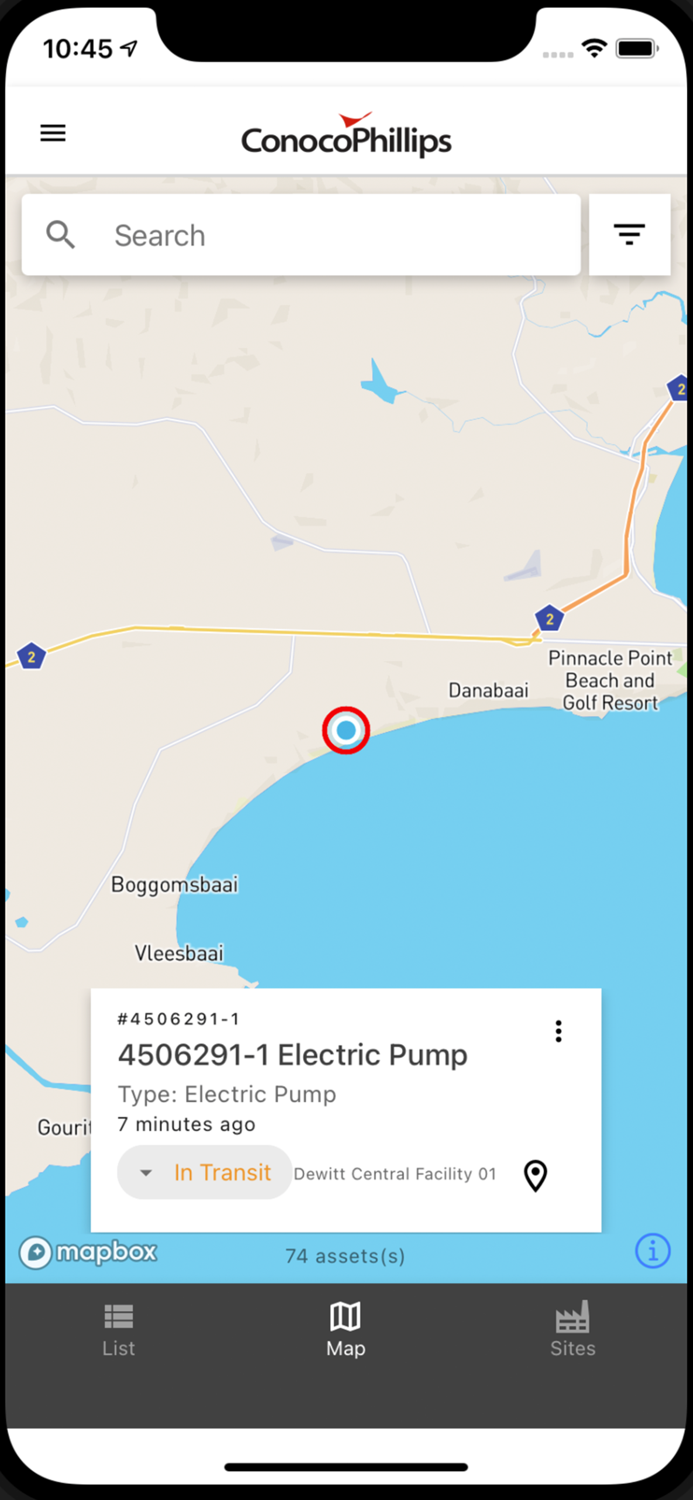 ConocoPhillips Asset Tracking