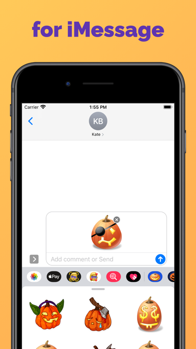 Halloween - Pumpkin emoji pack screenshot 3