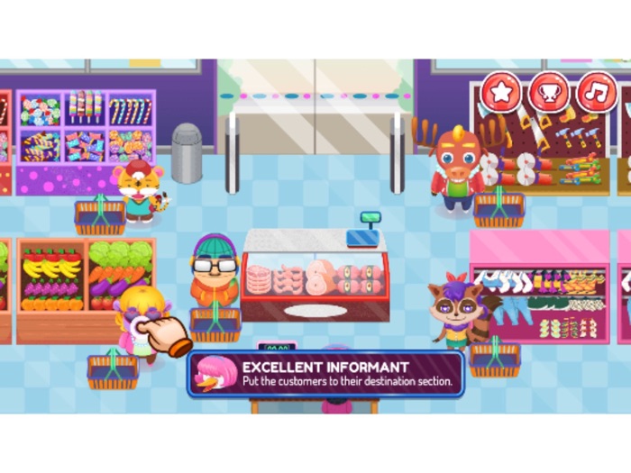 Funny Shopping Supermarket