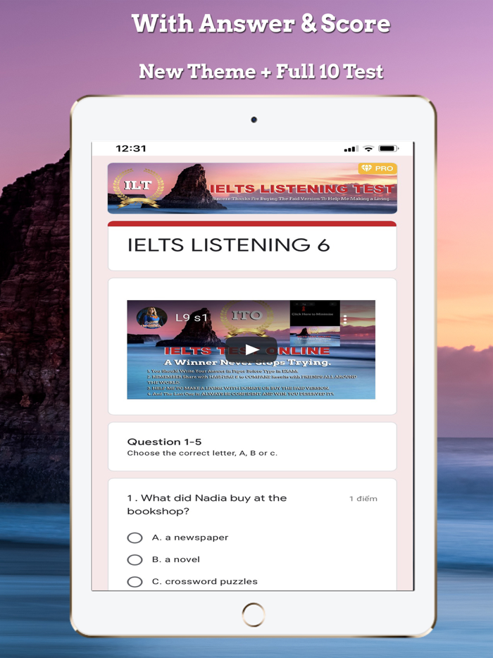 IELTS Listening Test PRO