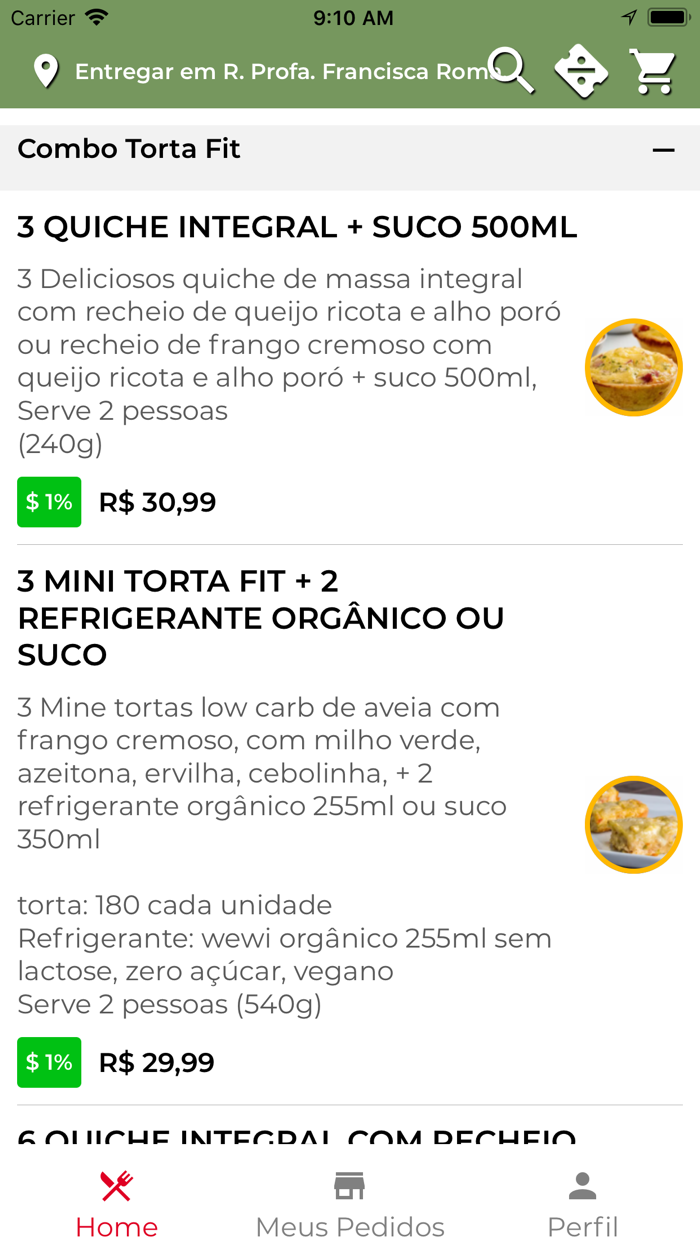 LightFoodie Alimentação