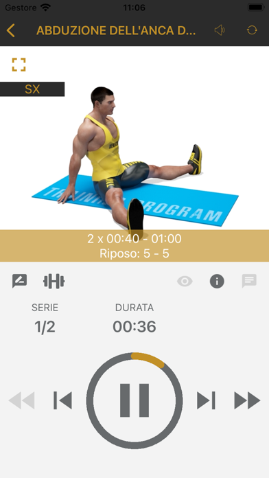 Screenshot of Gold Fitness Training3