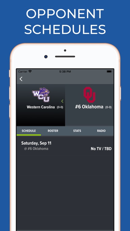 Oklahoma Football Schedules screenshot-6