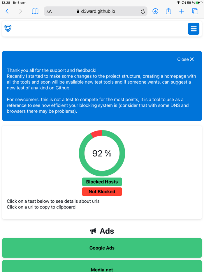 Adblock Ad blocker for Safari
