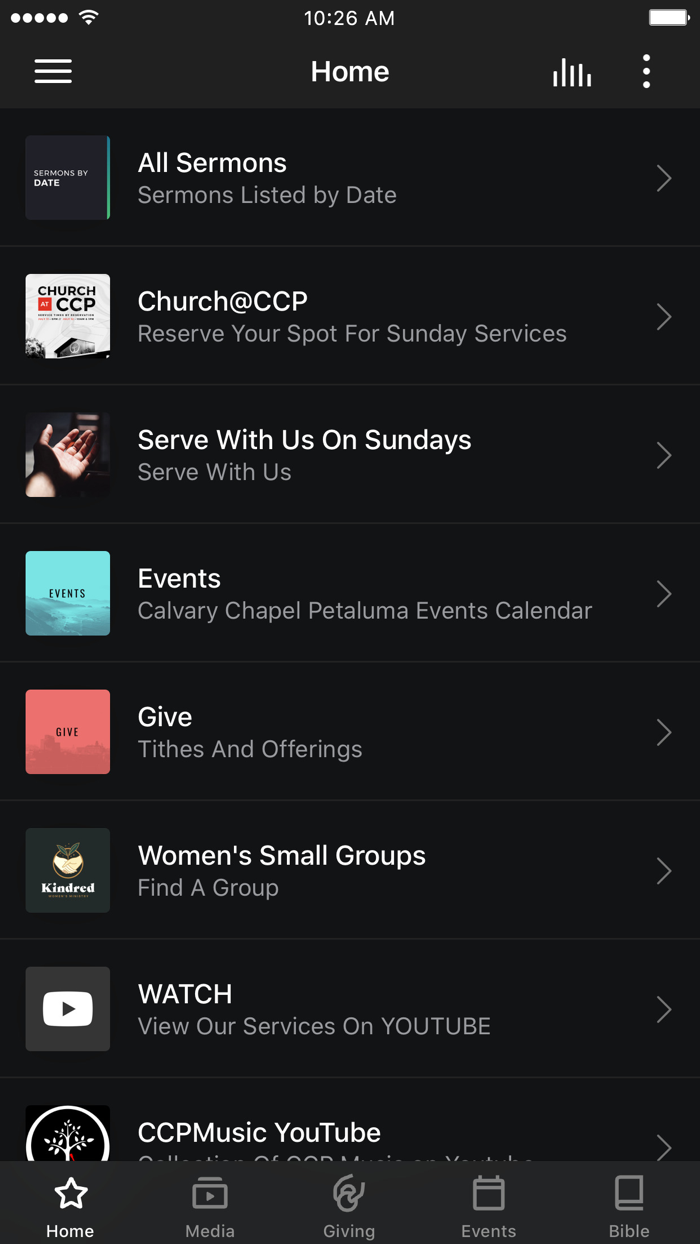 Calvary Chapel Petaluma App
