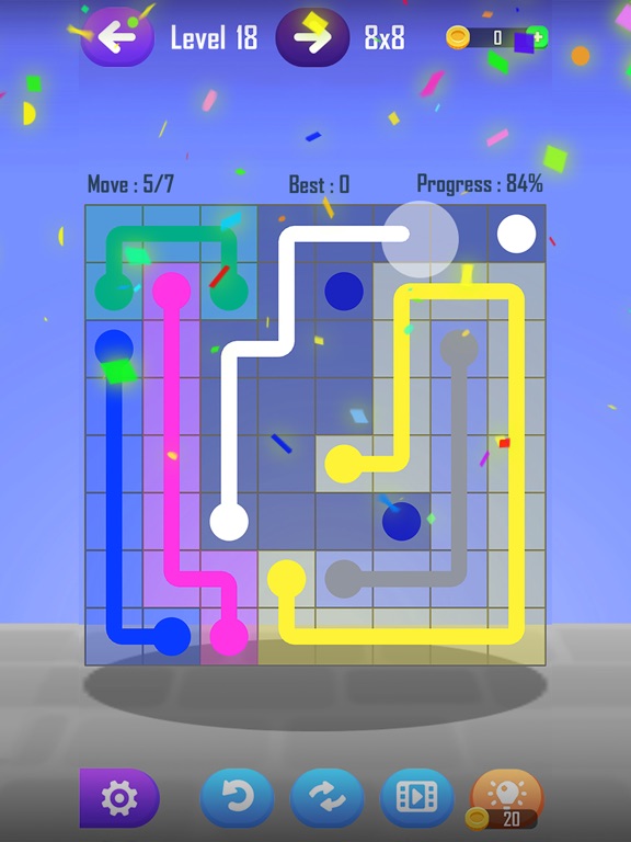 Line Puzzle Game-Color Connect screenshot 3