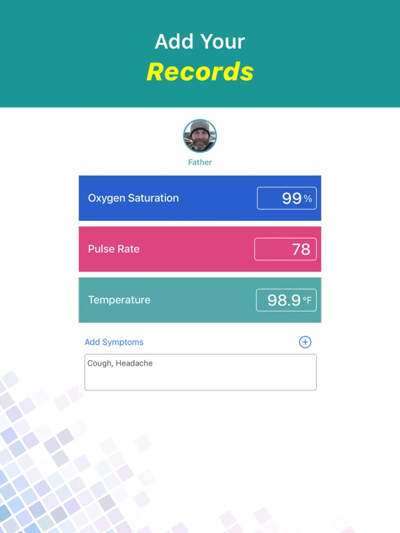 Blood Oxygen & Temperature App screenshot 2