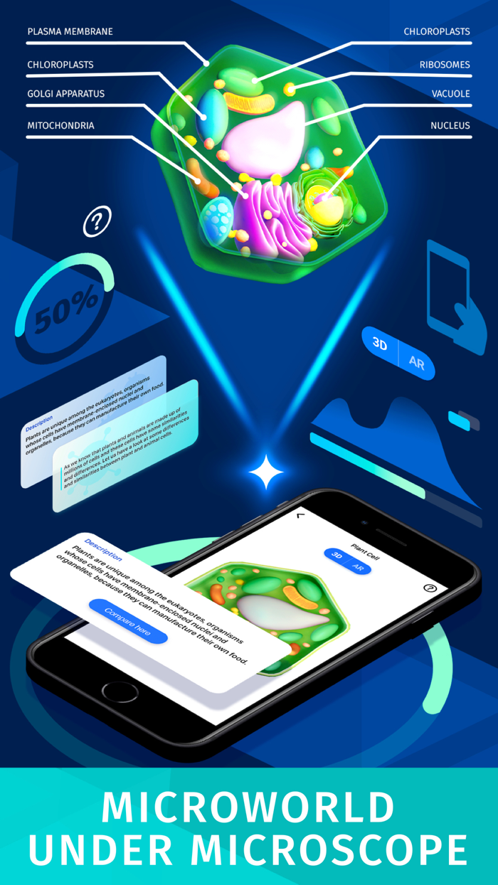 Bacteria AR Zoom Cell Anatomy