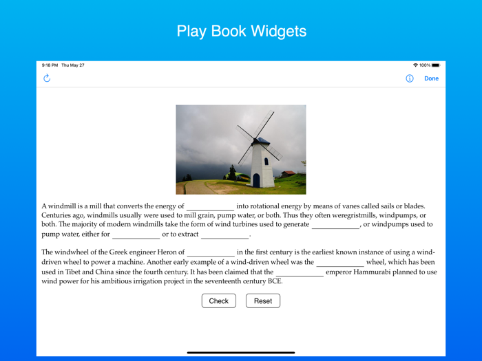 Creative Book Reader