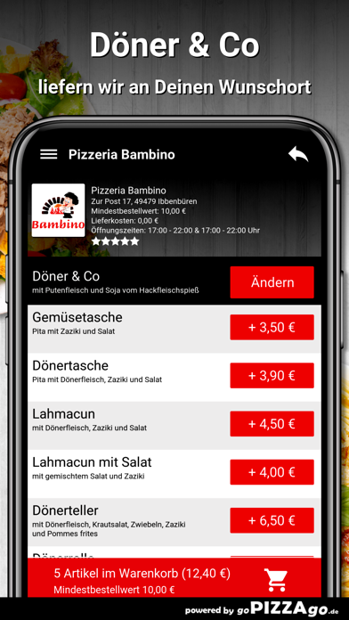 Pizzeria Bambino Ibbenbüren screenshot 6